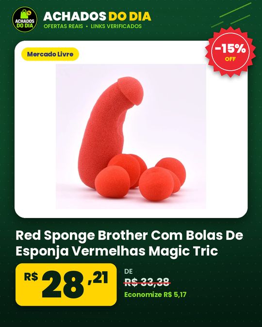Red Sponge Brother Com Bolas De Esponja Vermelhas Magic Tric