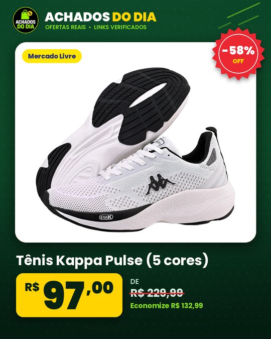 Tênis Kappa Pulse (5 cores)