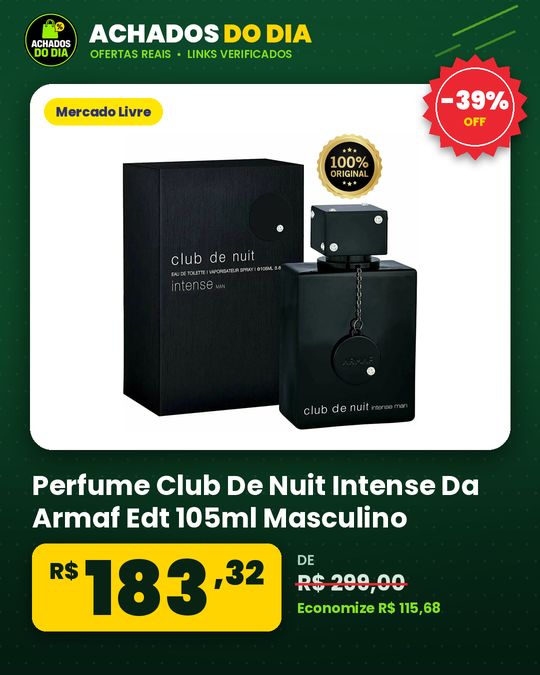 Perfume Club De Nuit Intense Da Armaf Edt 105ml Masculino