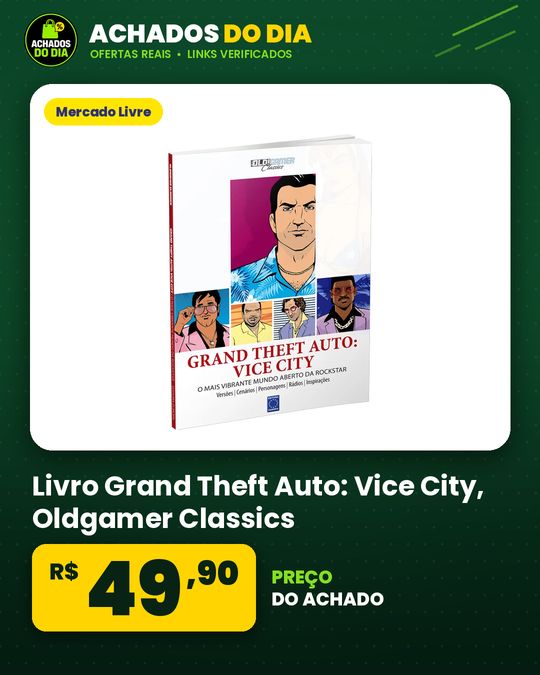 Livro Grand Theft Auto: Vice City - Oldgamer Classics
