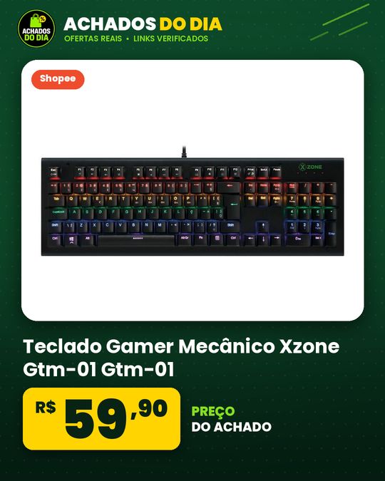 Teclado Gamer Mecânico Xzone Gtm-01 Gtm-01