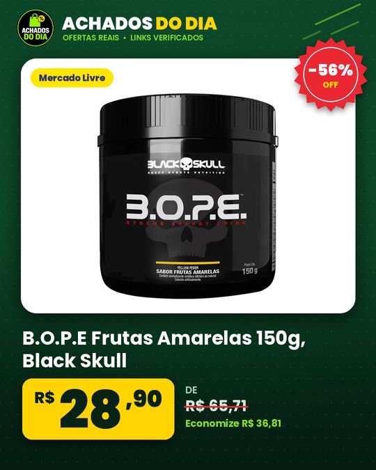 B.O.P.E Frutas Amarelas 150g - Black Skull