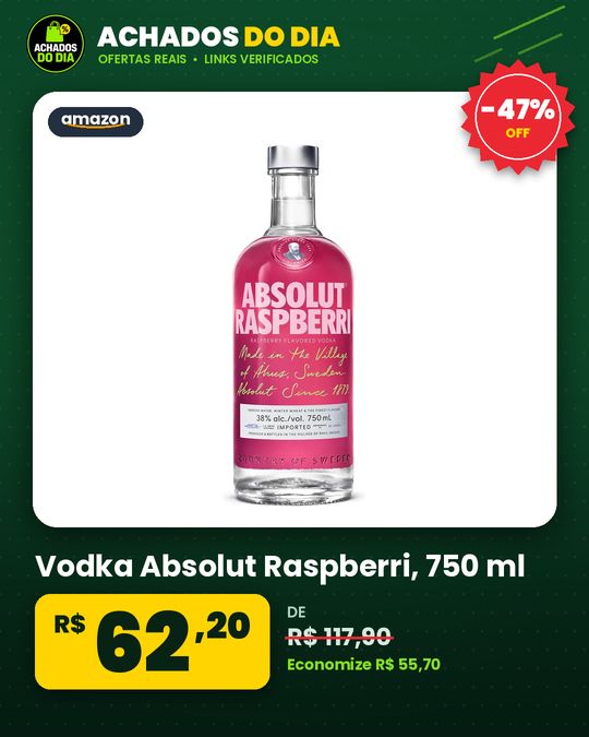 Vodka Absolut Raspberri - 750 ml
