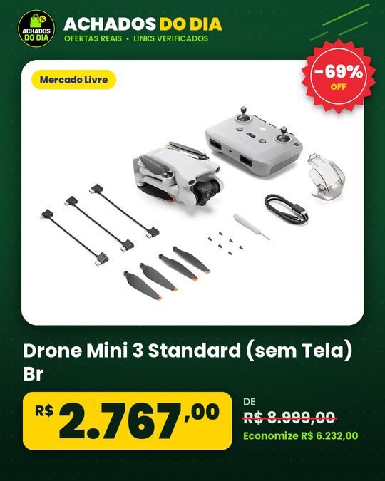 Drone Mini 3 Standard (sem Tela) Br