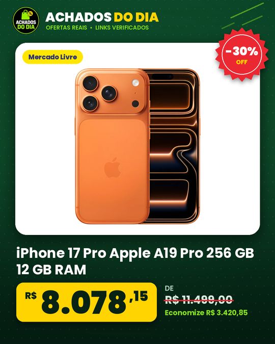 iPhone 17 Pro Apple A19 Pro 256 GB 12 GB RAM