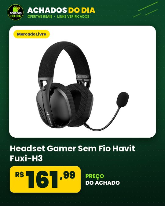Headset Gamer Sem Fio Havit Fuxi-H3