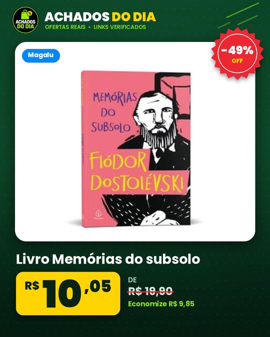 Livro - Memórias do subsolo