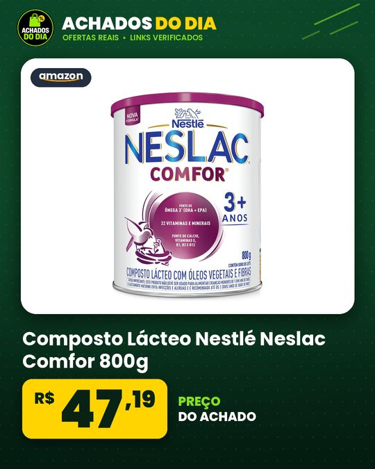 Composto Lácteo Nestlé Neslac Comfor 800g
