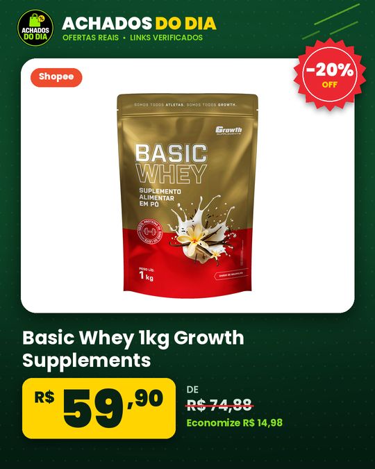 Basic Whey 1kg Growth Supplements