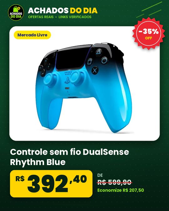 Controle sem fio DualSense Rhythm Blue