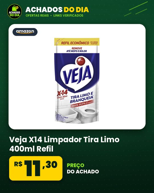 Veja X14 Limpador Tira Limo 400ml Refil