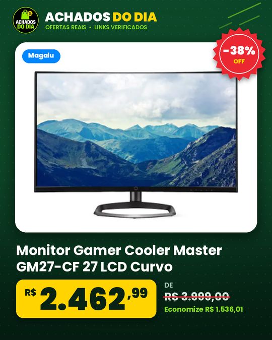 Monitor Gamer Cooler Master GM27-CF 27 LCD Curvo