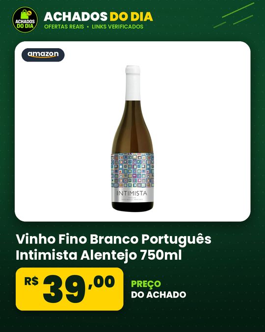 Vinho Fino Branco Português Intimista Alentejo 750ml