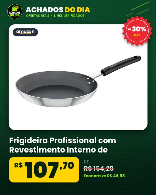 Frigideira Profissional com Revestimento Interno de Antiaderente Diâmetro 24Cm Tramontina 20892024 Alumínio