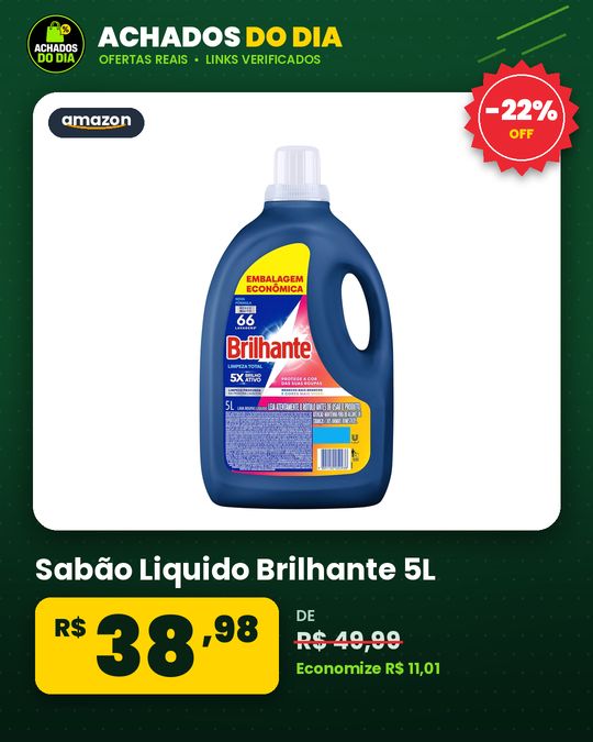 Sabão Liquido Brilhante 5L