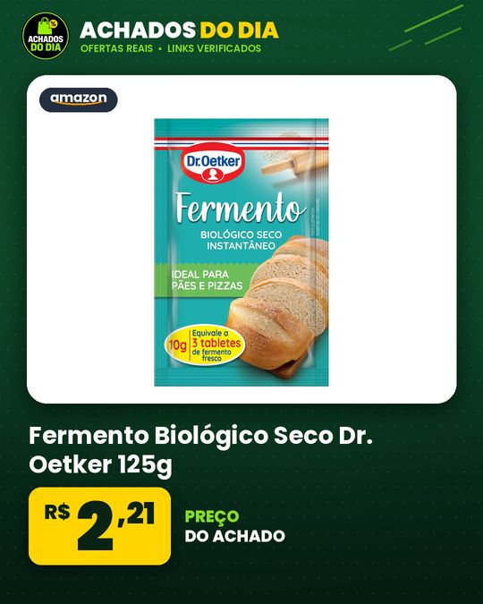 Fermento Biológico Seco Dr. Oetker 125g