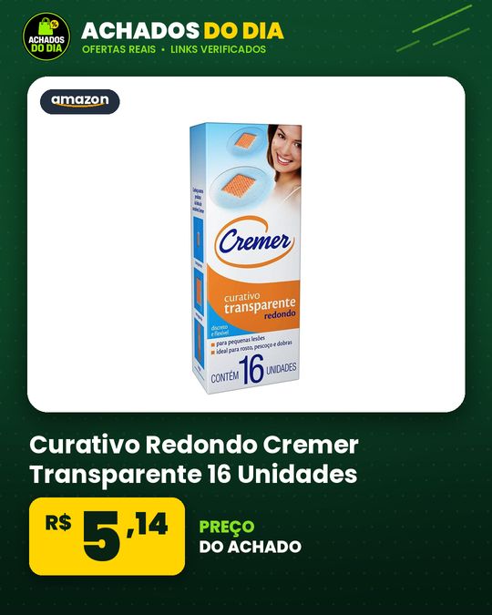 Curativo Redondo Cremer Transparente 16 Unidades