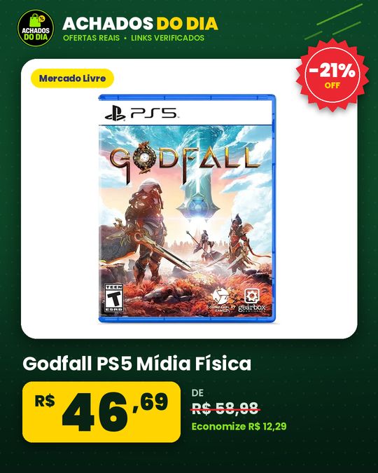 Godfall PS5 Mídia Física