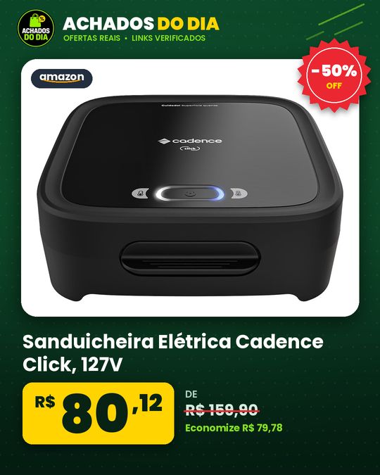 Sanduicheira Elétrica Cadence Click - 127V