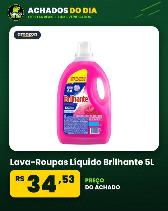 Lava-Roupas Líquido Brilhante 5L