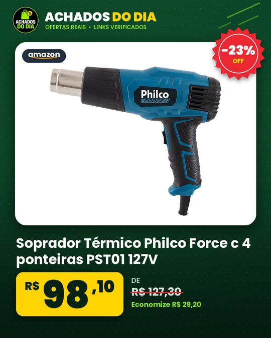 Soprador Térmico Philco Force c 4 ponteiras PST01 127V