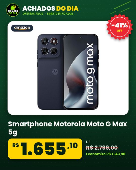 Smartphone Motorola Moto G Max 5g, 256gb 8gb Ram + 16gb Ram Boost, Câmera 200mp, Ois