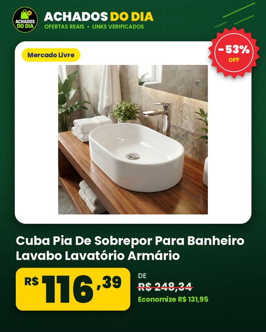 Cuba Pia De Sobrepor Para Banheiro Lavabo Lavatório Armário Gabinete Suspenso Oval Branca De Mármore Sintético 40x23 Siena