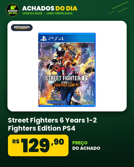 Street Fighters 6 Years 1-2 Fighters Edition PS4