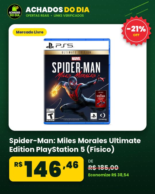 Spider-Man: Miles Morales Ultimate Edition PlayStation 5 (Físico)