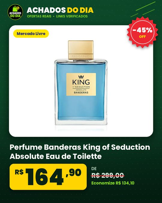 Perfume Banderas King of Seduction Absolute Eau de Toilette 200 ml Masculino