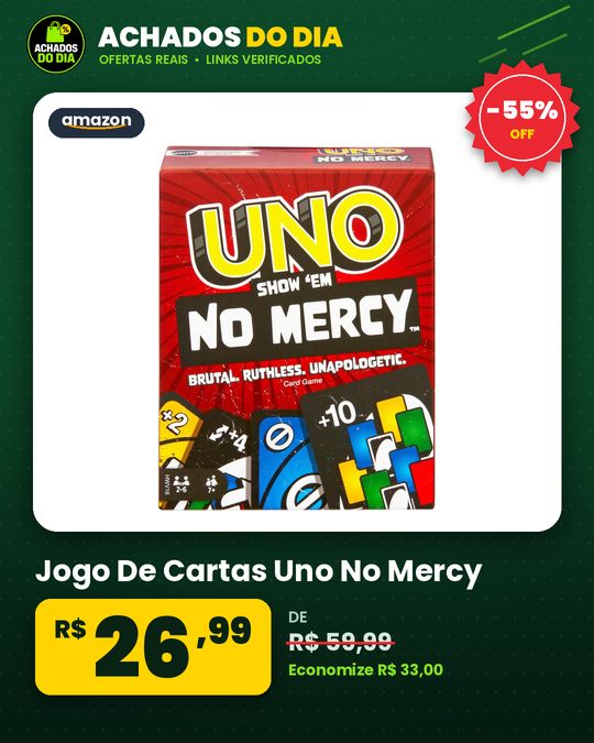 Jogo De Cartas Uno No Mercy