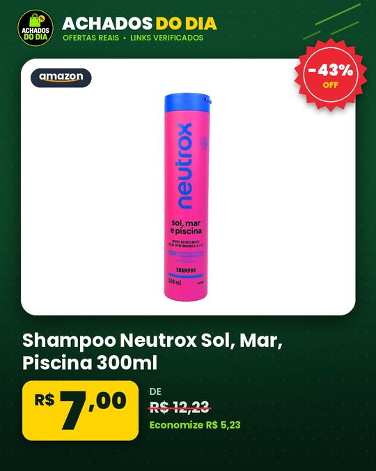 Shampoo Neutrox Sol, Mar, Piscina 300ml