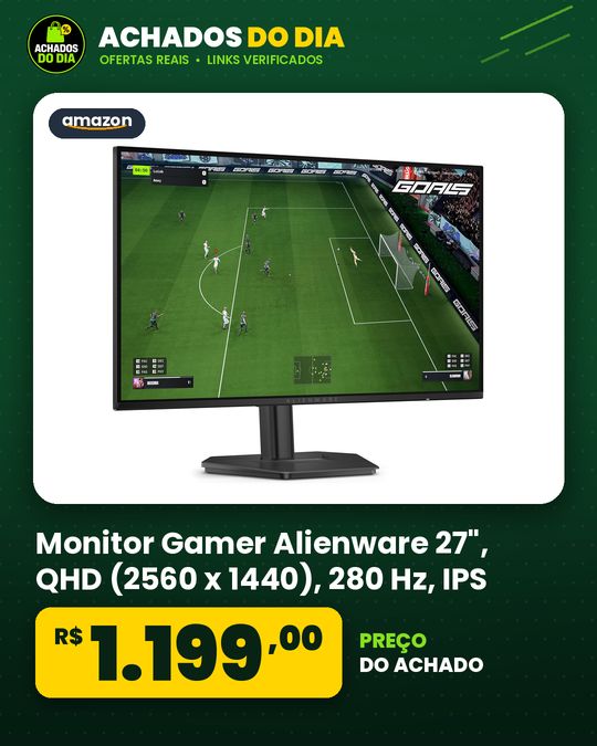 Monitor Gamer Alienware 27", QHD (2560 x 1440), 280 Hz, IPS, AW2726DL