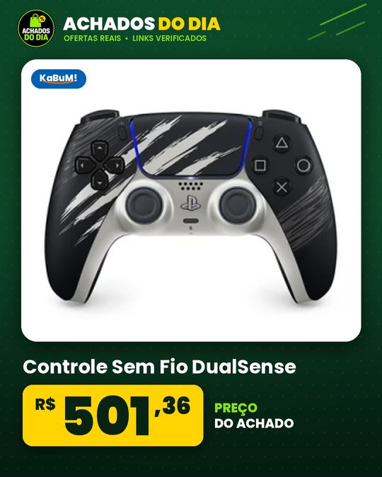 Controle Sem Fio DualSense – Edição Limitada Marvel’s Wolverine - Adamantium