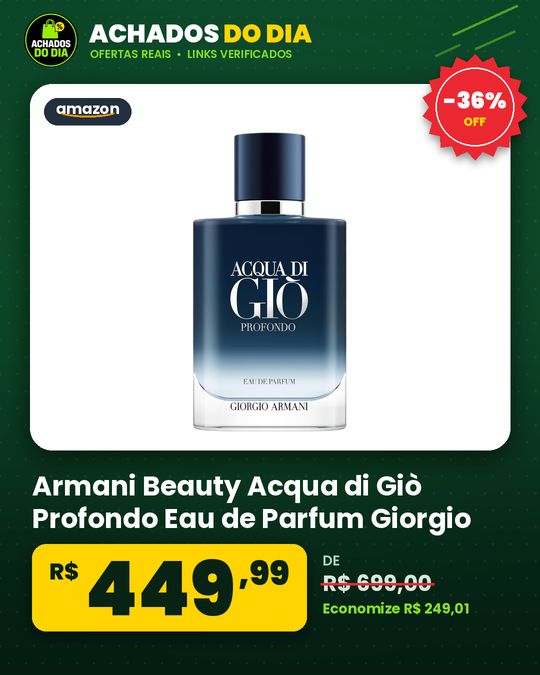 Armani Beauty Acqua di Giò Profondo Eau de Parfum Giorgio Armani Perfume Masculino F