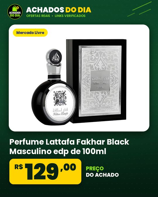 Perfume Lattafa Fakhar Black Masculino edp de 100ml