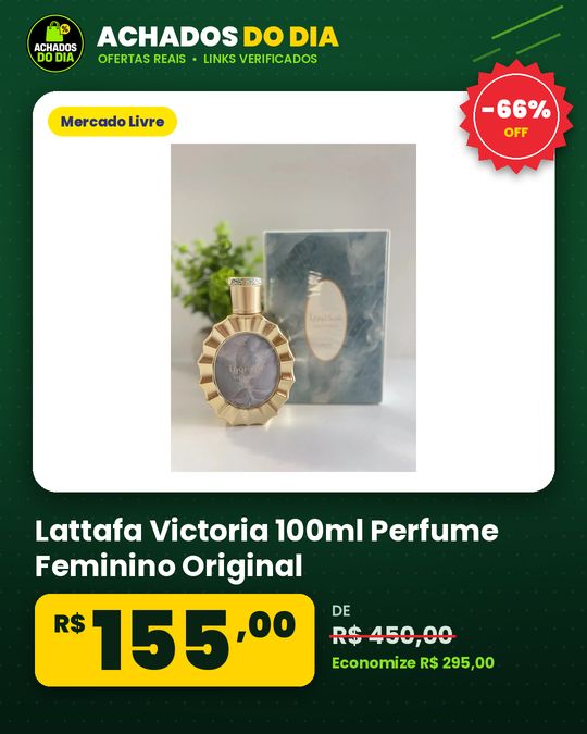 Lattafa Victoria 100ml Perfume Feminino Original