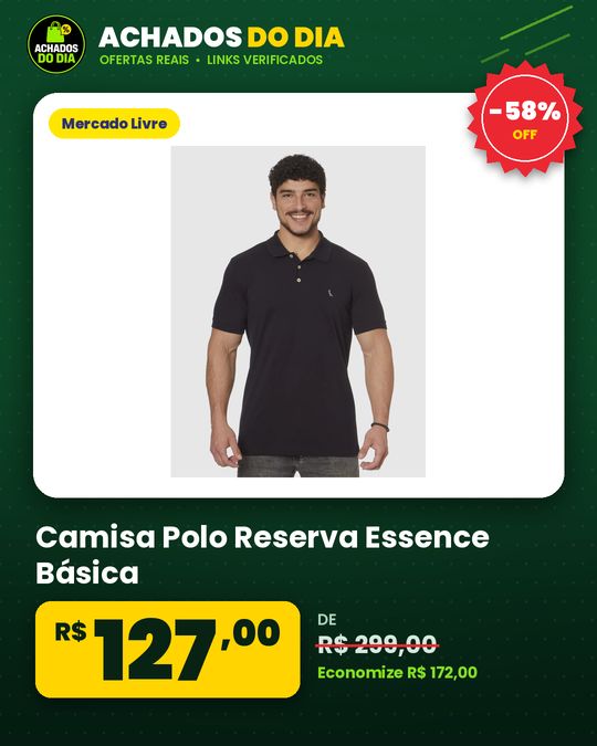 Camisa Polo Reserva Essence Básica