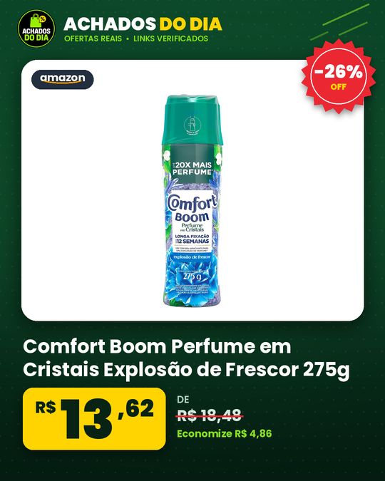 Comfort Boom Perfume em Cristais Explosão de Frescor 275g