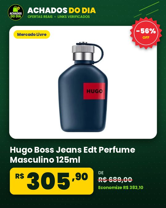 Hugo Boss Jeans Edt Perfume Masculino 125ml