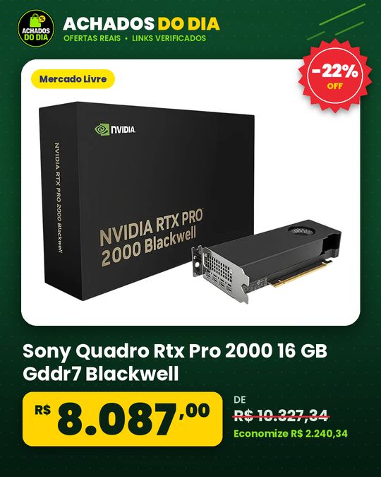 Sony Quadro Rtx Pro 2000 16 GB Gddr7 Blackwell