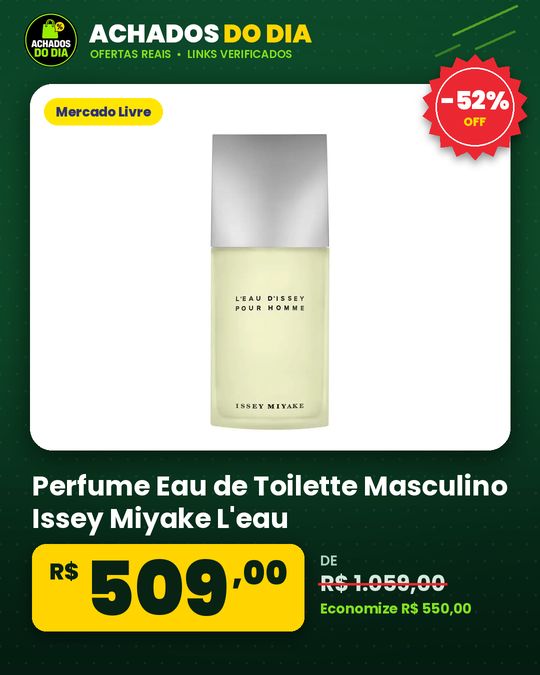 Perfume Eau de Toilette Masculino Issey Miyake L'eau D'issey Pour Homme 200ml