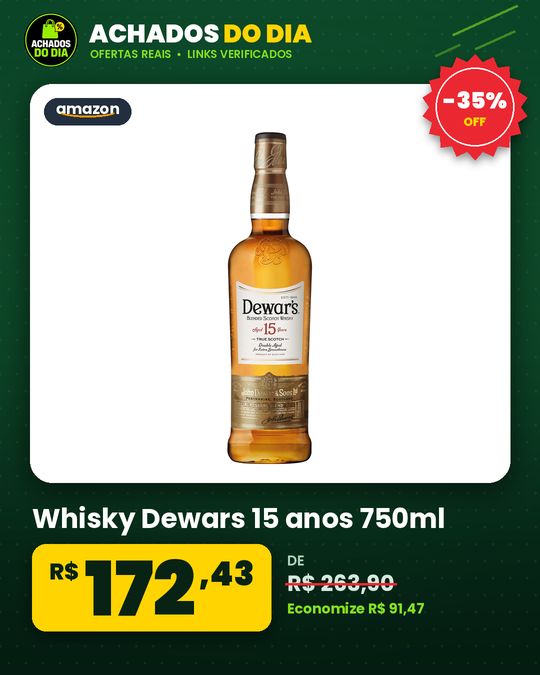 Whisky Dewars 15 anos 750ml