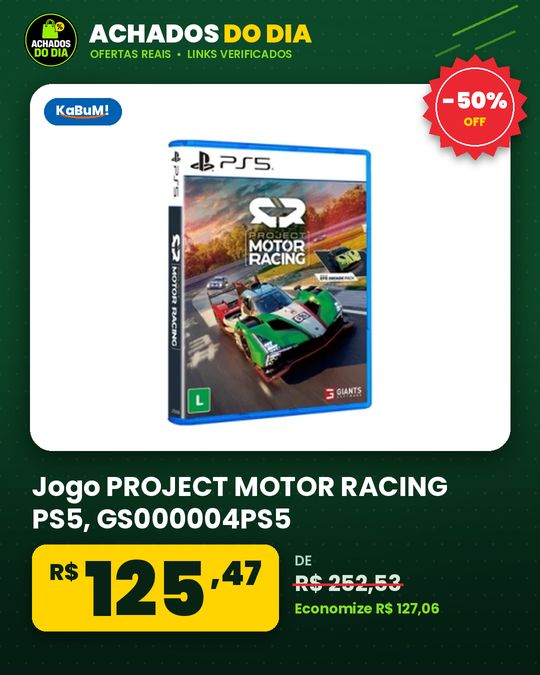 Jogo PROJECT MOTOR RACING PS5 - GS000004PS5