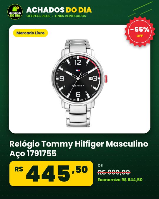 Relógio Tommy Hilfiger Masculino Aço 1791755
