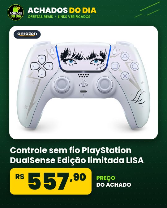 Controle sem fio PlayStation DualSense Edição limitada LISA