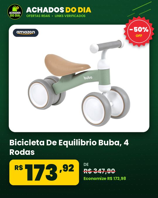 Bicicleta De Equilibrio Buba, 4 Rodas