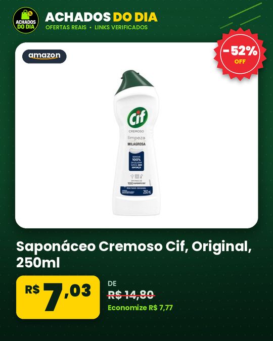 Saponáceo Cremoso Cif, Original, 250ml
