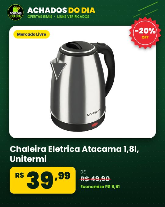 Chaleira Eletrica Atacama 1,8l - Unitermi