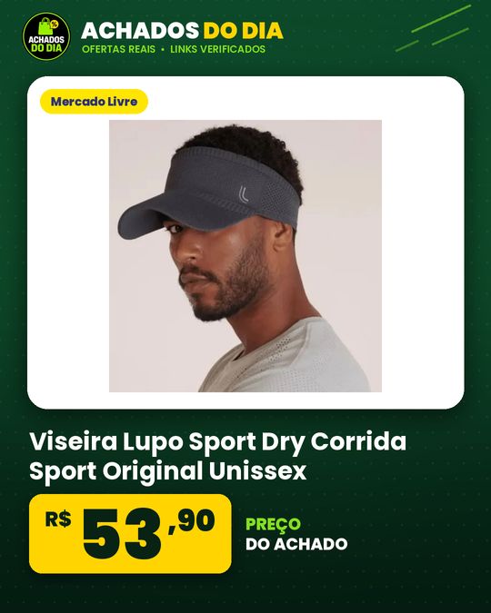 Viseira Lupo Sport Dry Corrida Sport Original Unissex